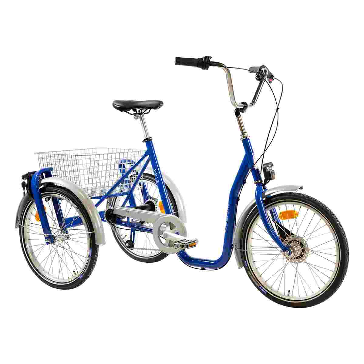 Product Image for Monark Trehjulig cykel med 2 hjul bak - 3-växlad, Mörkblå, Ramstorlek: Onesize