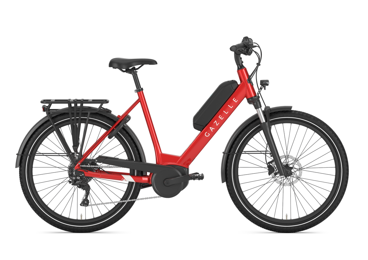 Product Image for Gazelle Medeo T9 HMB 400wh - Elcykel - 9-växlad, champion red, Ramstorlek: M