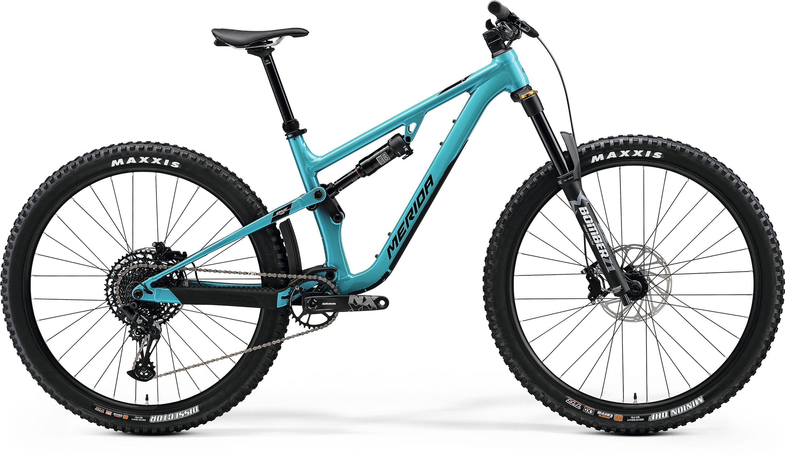 Product Image for Merida One-Forty 700 - 12-växlad, Metallic Black/Teal, Ramstorlek: Short