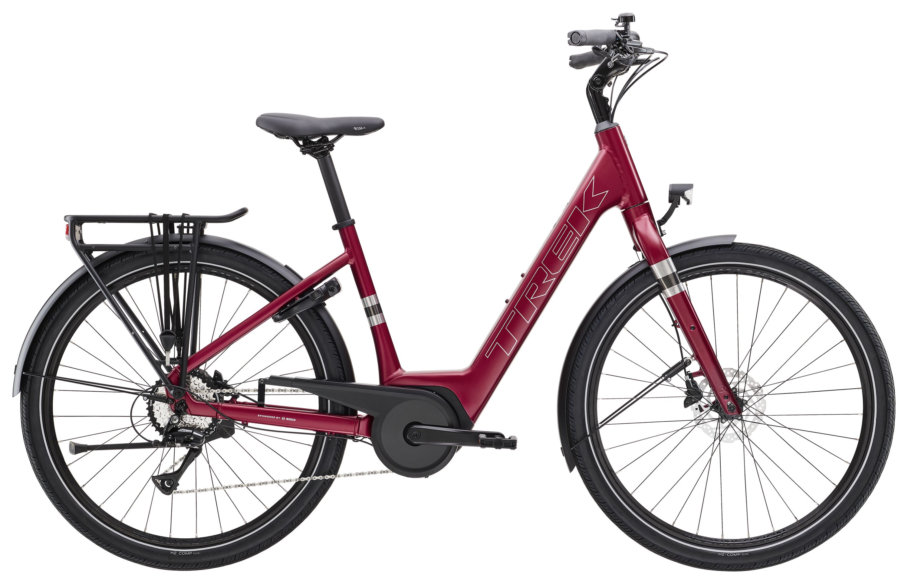 Product Image for Trek Verve+ 1 Lowstep - 10-växlad, Matte Rage Red, Ramstorlek: M