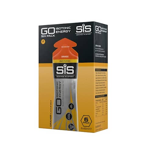 GO Energy Iso Gel 6-pack apelsin 6 x 60 ml