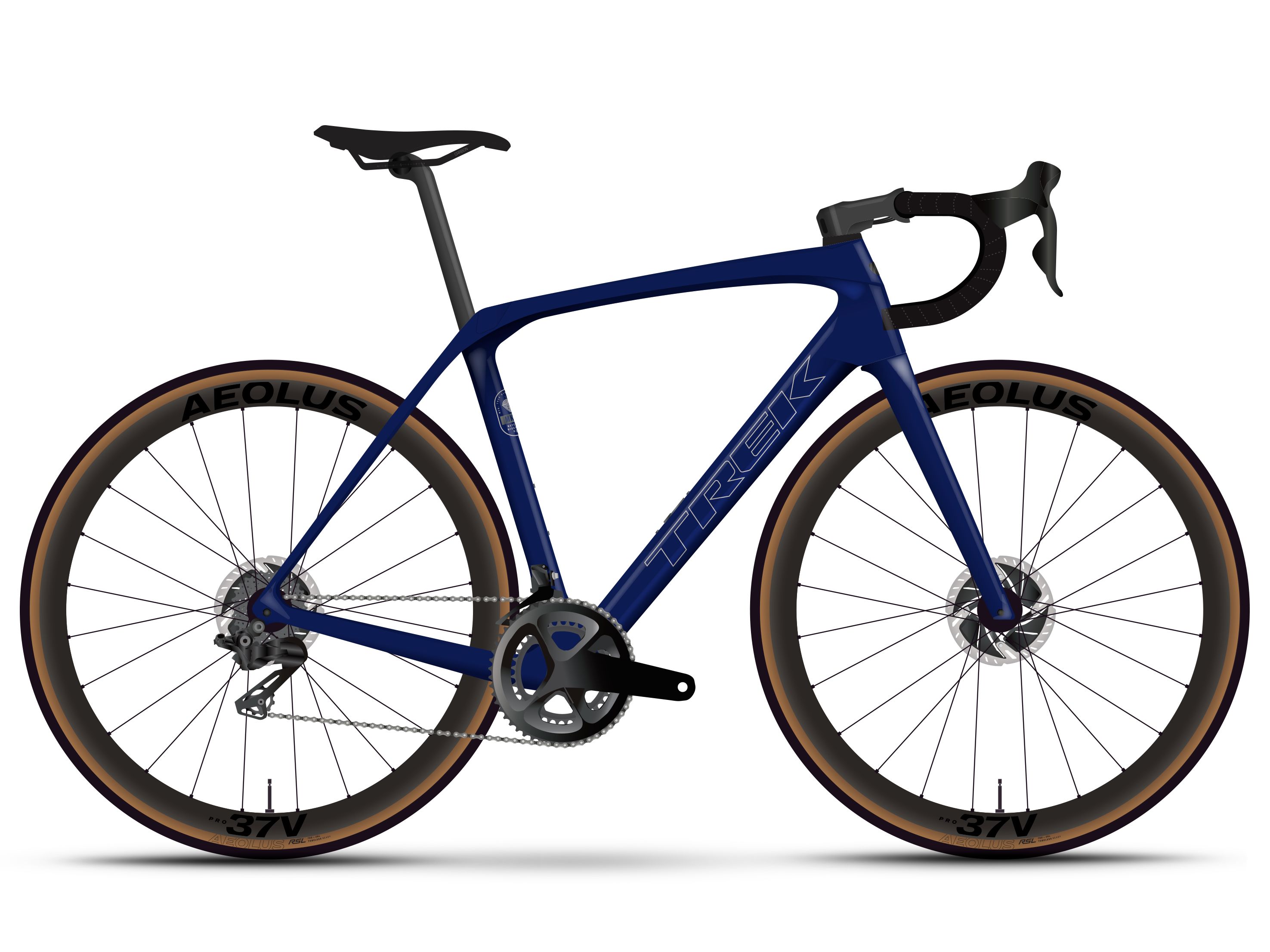 Product Image for Trek Domane SL 6 Gen 4 - 24-växlad, Marianas Blue, Ramstorlek: 44