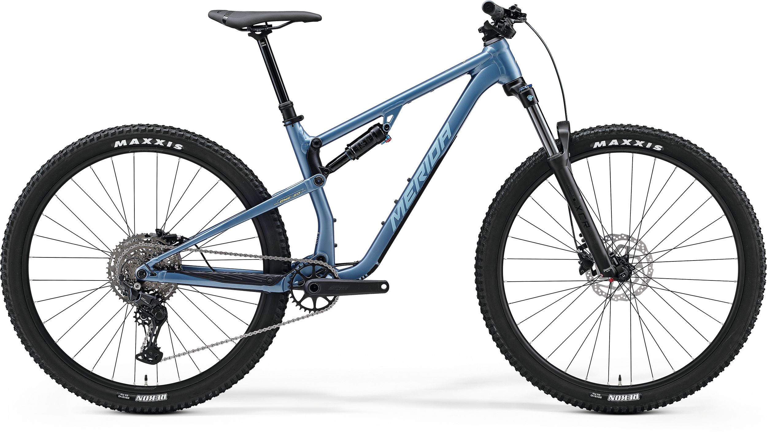 Product Image for Merida One-Twenty 300 - 10-växlad, Silk Steel Blue/Lime, Ramstorlek: Mid