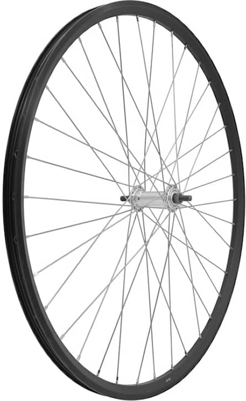 Framhjul 24", mutter svart
