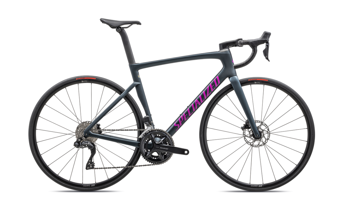 Product Image for Specialized Tarmac SL7 Comp - Shimano 105 Di2 - 24-växlad, Satin Metallic Deep Lake/Purple Orchid, Ramstorlek: 56