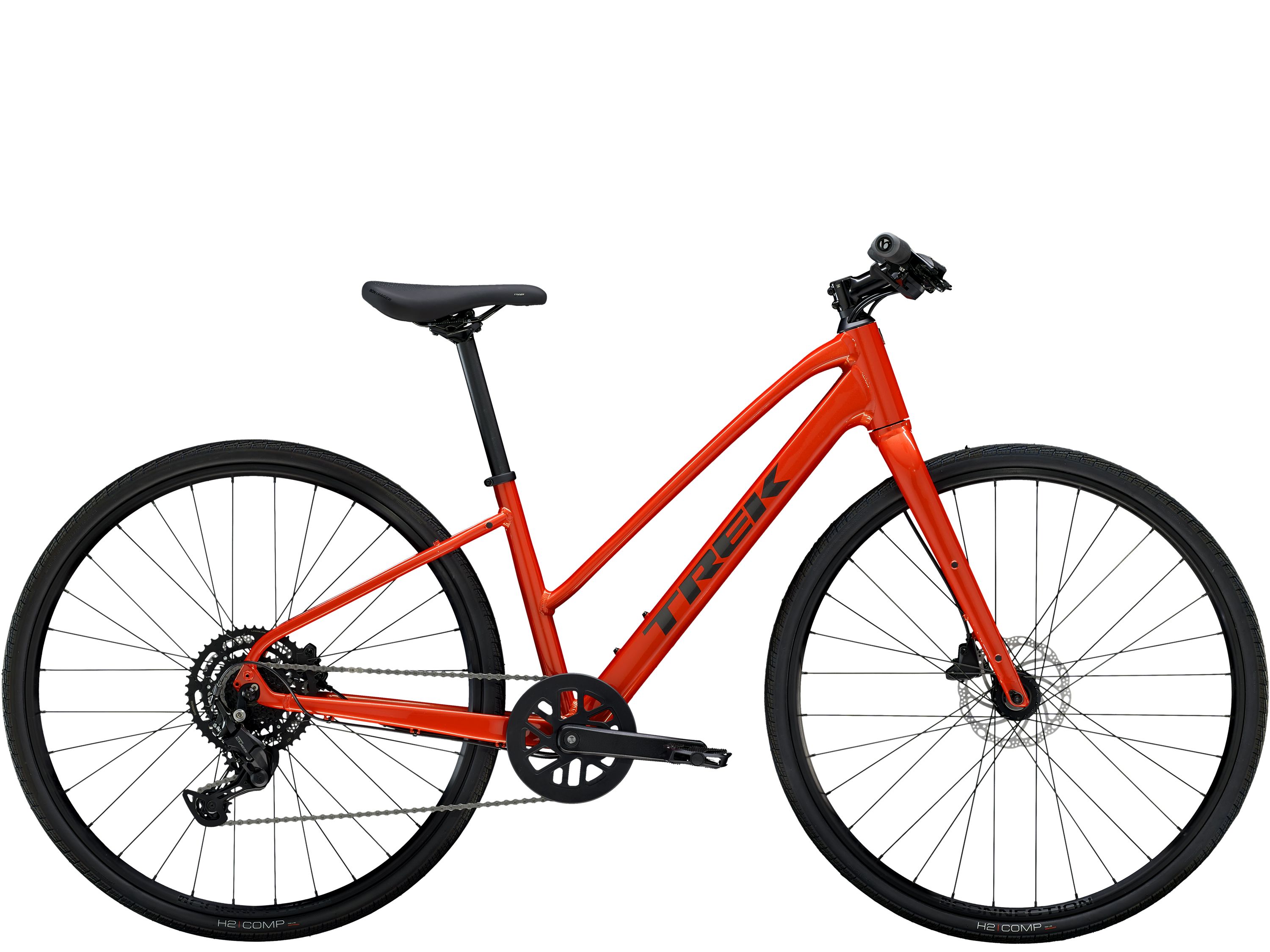 Product Image for Trek FX 2 Stagger Gen 4 - 9-växlad, Lava, Ramstorlek: L