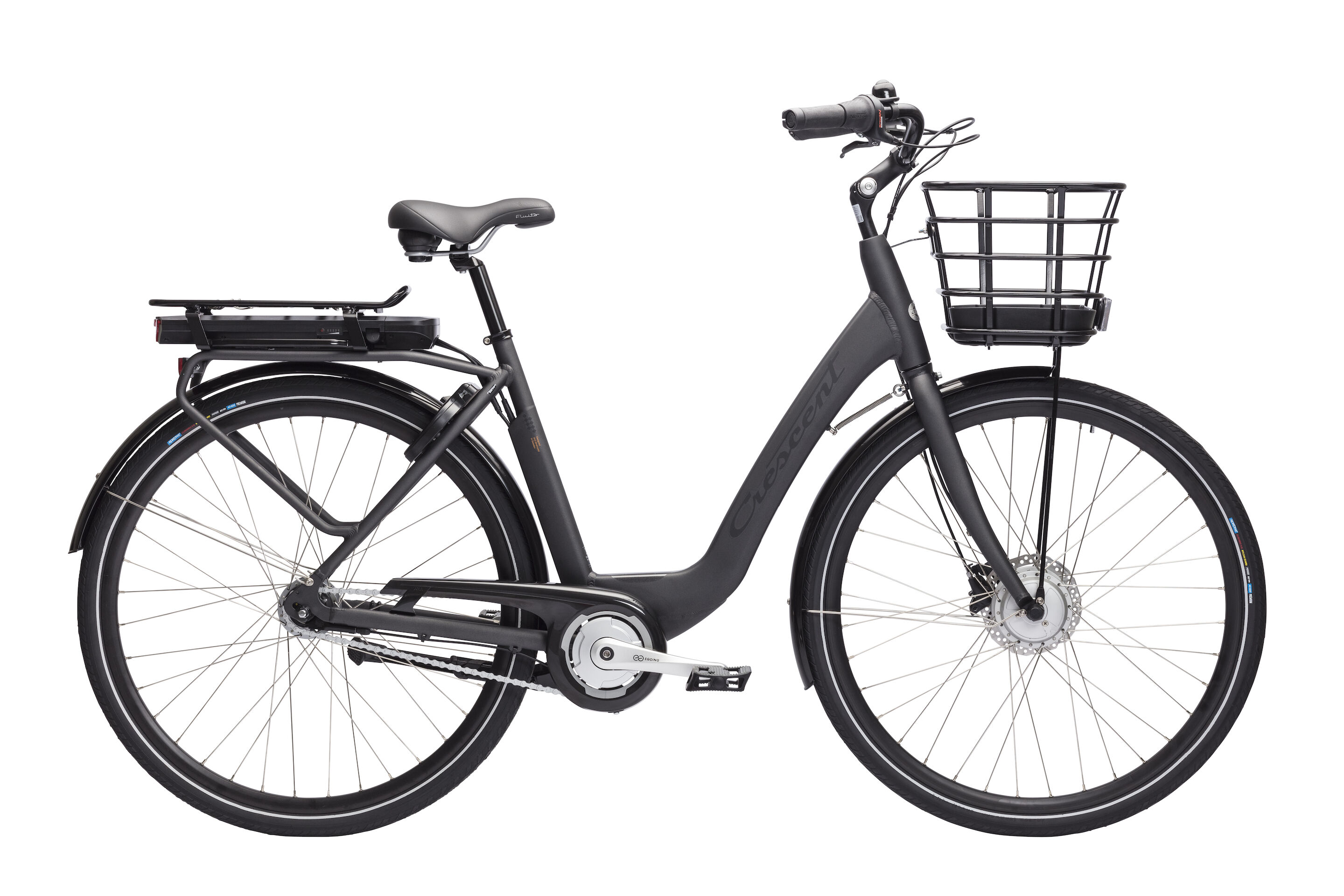 Product Image for Crescent Elina - Elcykel - 7-växlad, Svart Matt, Ramstorlek: 47