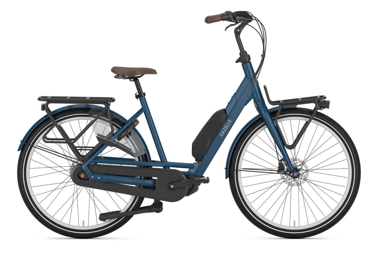 Product Image for Gazelle Bloom C7 HMS 504Wh - Elcykel - 7-växlad, mallard blue matte, Ramstorlek: 53