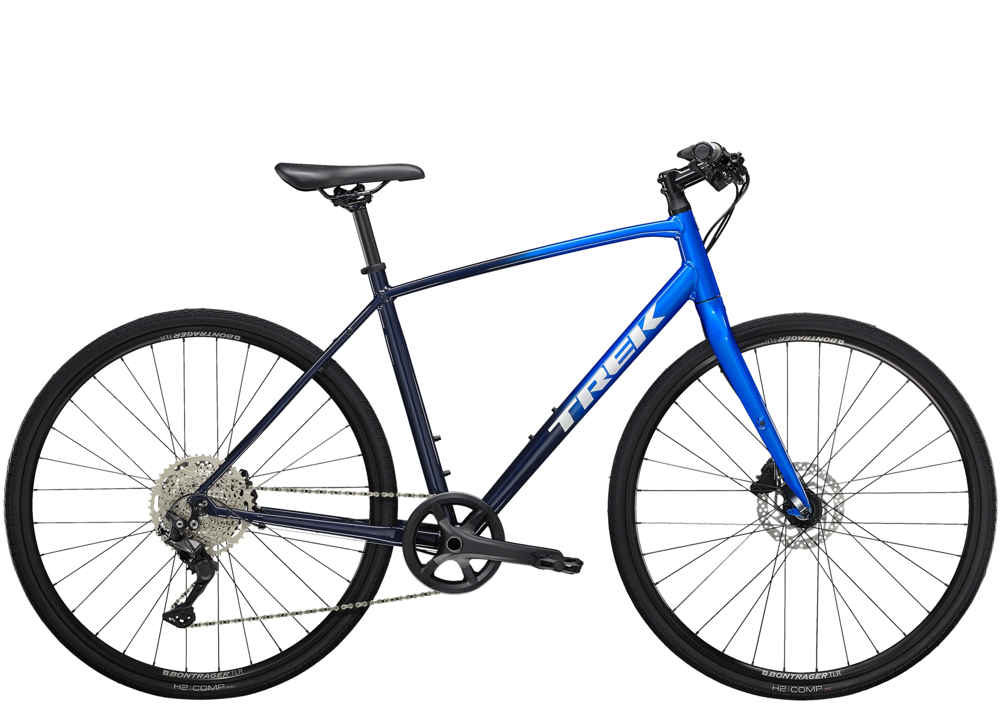Product Image for Trek FX 3 Disc - 10-växlad, Alpine Blue to Deep Dark Blue Fade, Ramstorlek: M