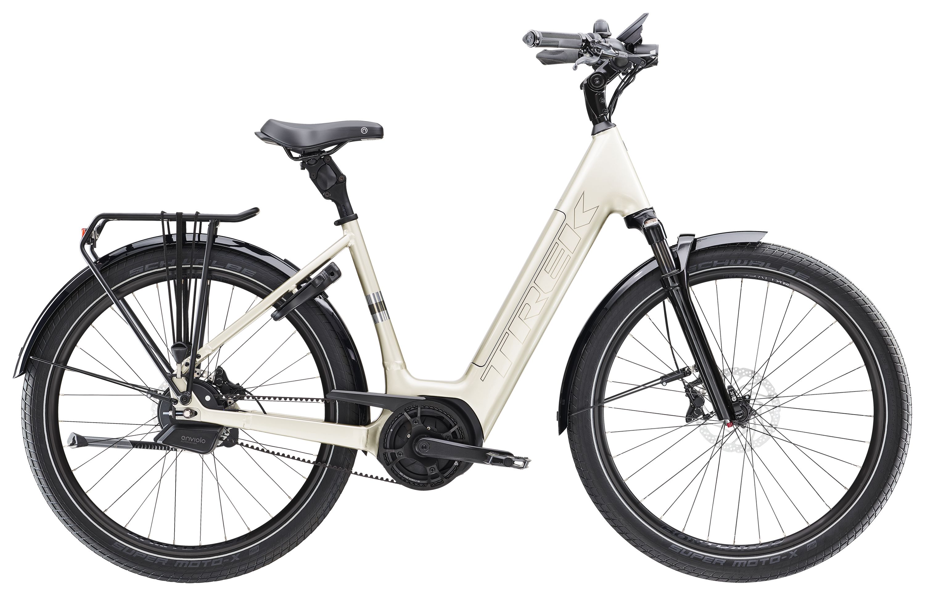 Product Image for Trek District+ 5 Lowstep 400Wh - Elcykel - Automatiskt steglösa växlar-växlad, Supernova, Ramstorlek: M