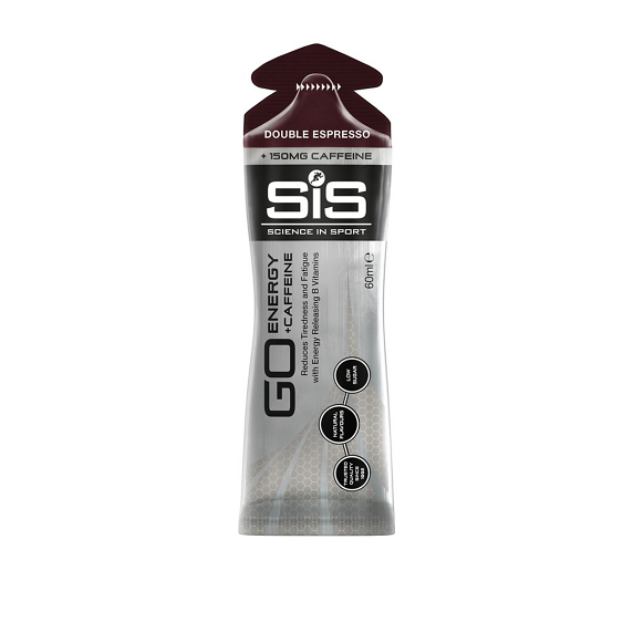Product Image for ScienceInSport GO Energy + Caffeine Gel dubbel espresso 60 ml