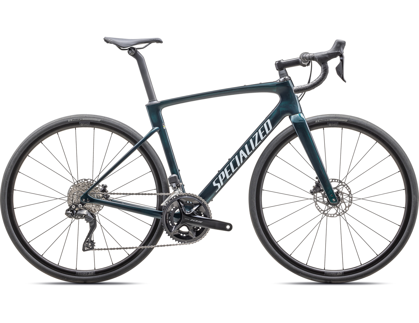 Product Image for Specialized Roubaix SL8 Comp - 24-växlad, Gloss Lagoon Tint Over Carbon, Ramstorlek: 64