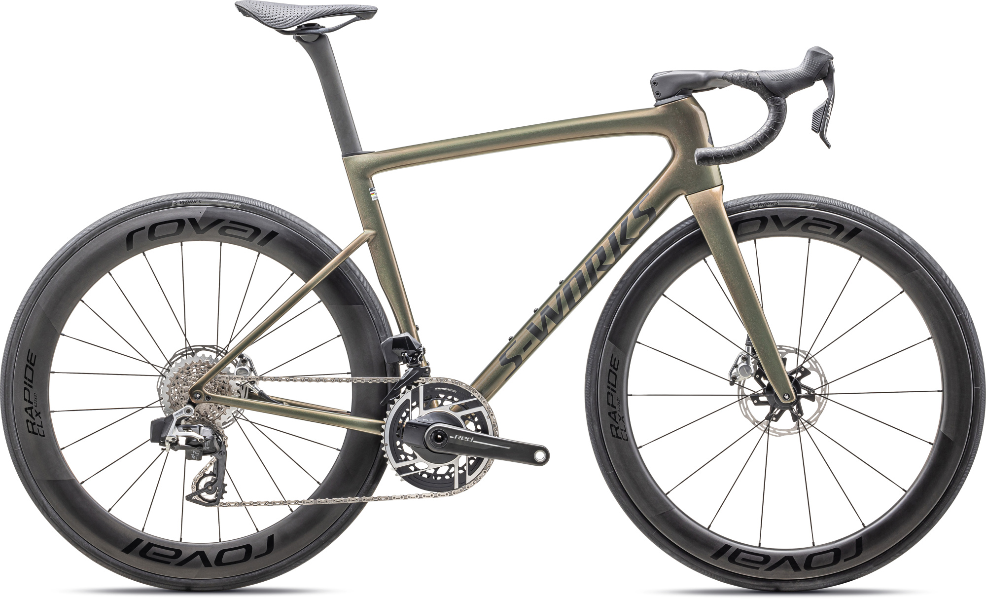 Product Image for Specialized S-Works Tarmac SL8 – SRAM RED AXS - 24-växlad, Gloss Cypress Metallic, Ramstorlek: 61