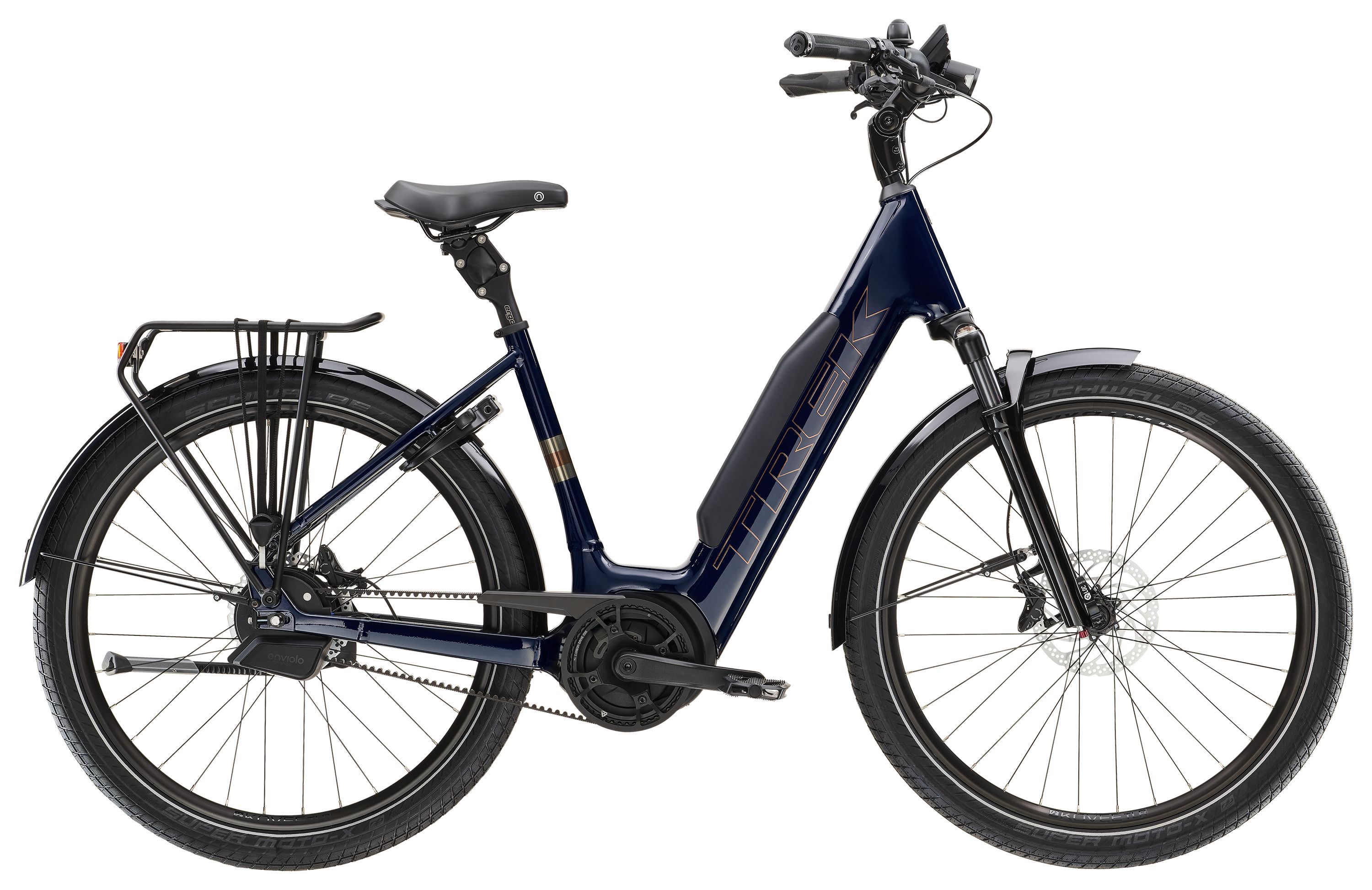 Product Image for Trek District+ 5 Lowstep 725Wh - Elcykel - Automatiskt steglösa växlar-växlad, Deep Dark Blue, Ramstorlek: XL