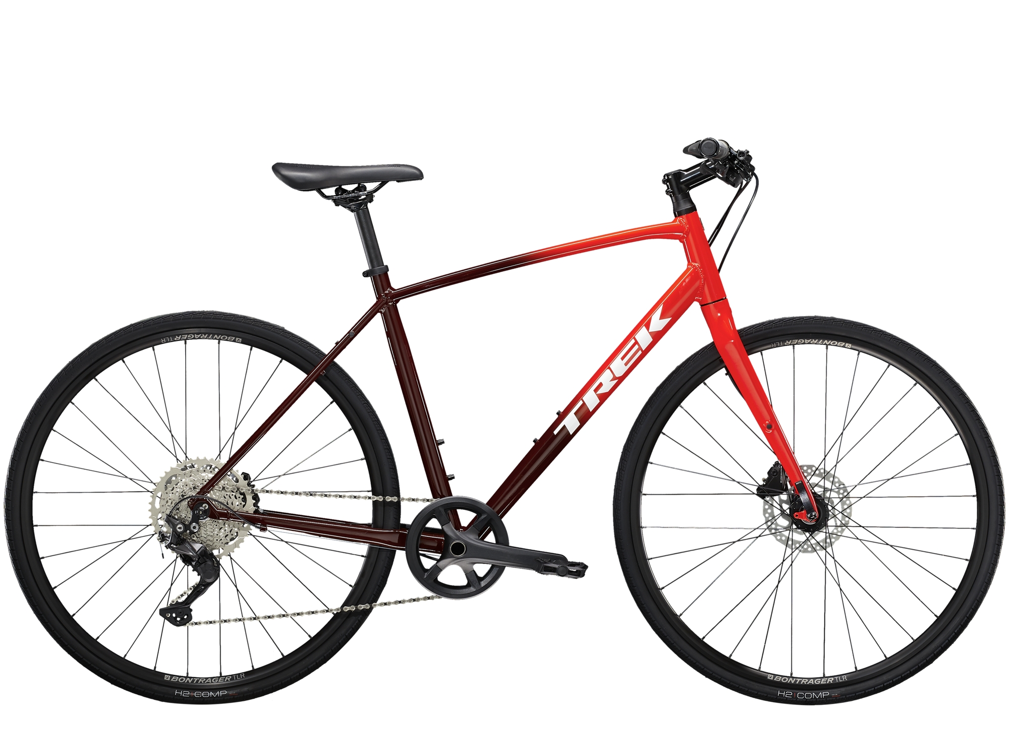 Product Image for Trek FX 3 Disc - 10-växlad, Viper Red to Cobra Blood Fade, Ramstorlek: XL