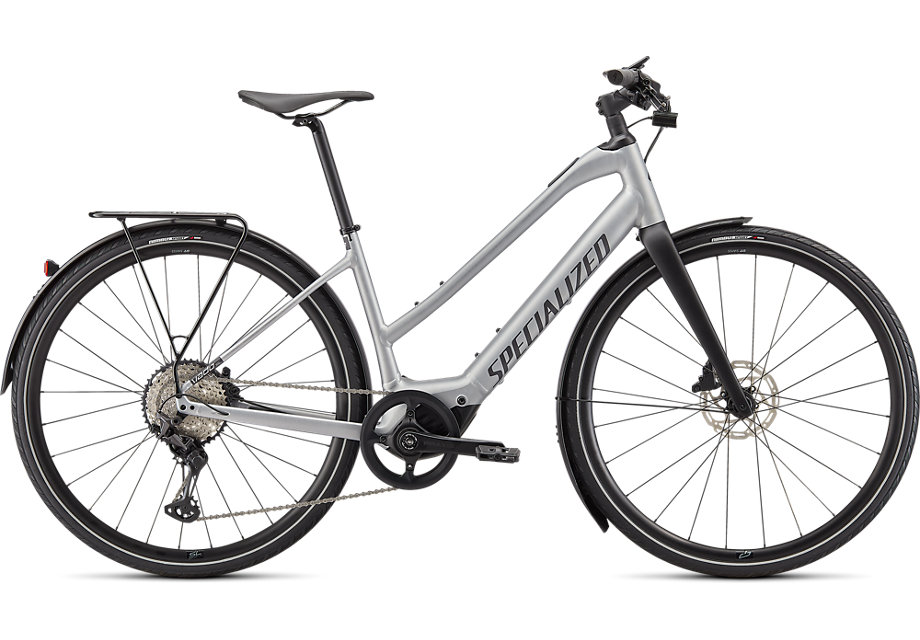Product Image for Specialized Turbo Vado SL 5.0 Step-Through EQ - Elcykel - 12-växlad, Brushed Aluminum/Black Reflective, Ramstorlek: L