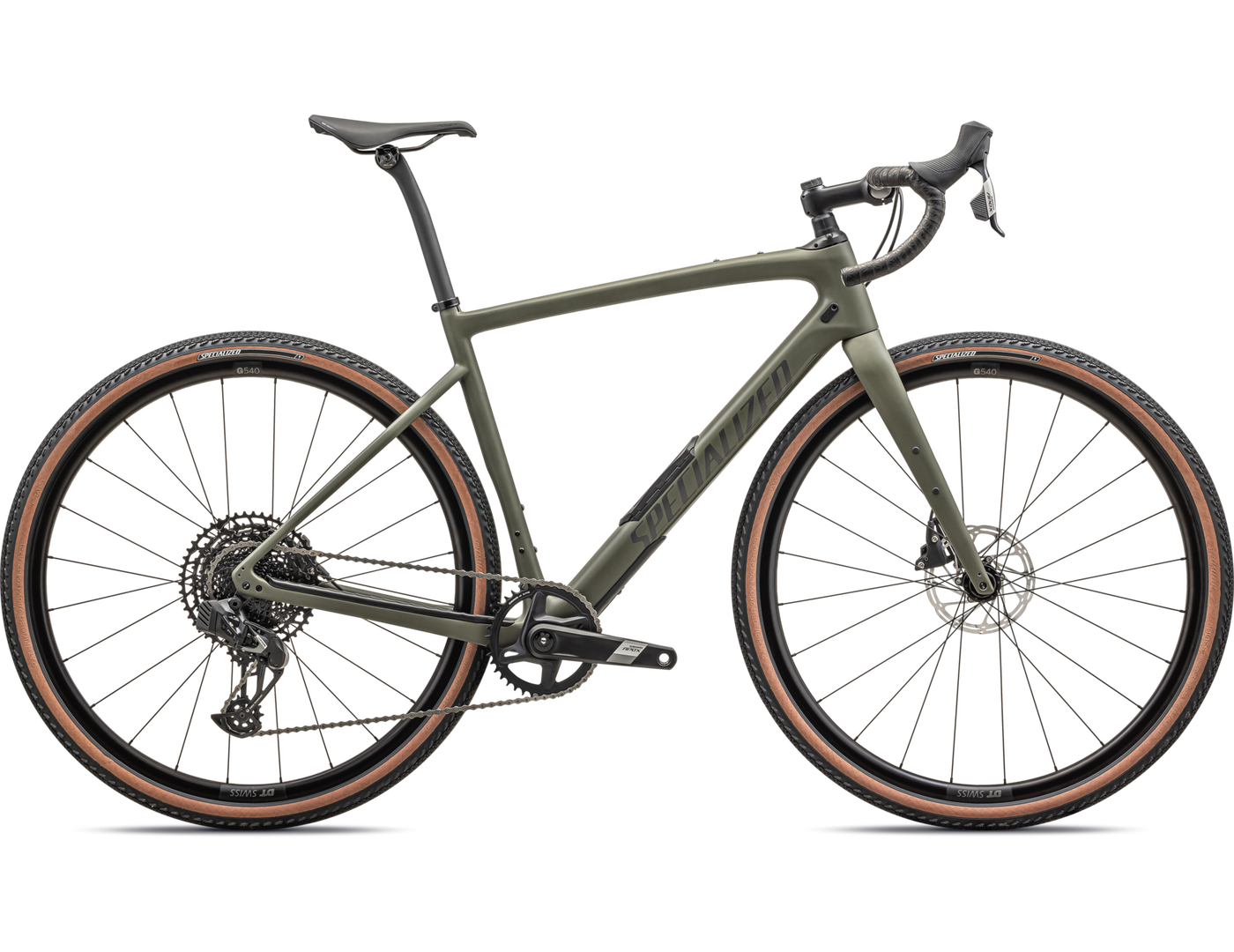 Product Image for Specialized Diverge Comp Carbon - 12-växlad, Satin Oak Green/Smoke, Ramstorlek: 49