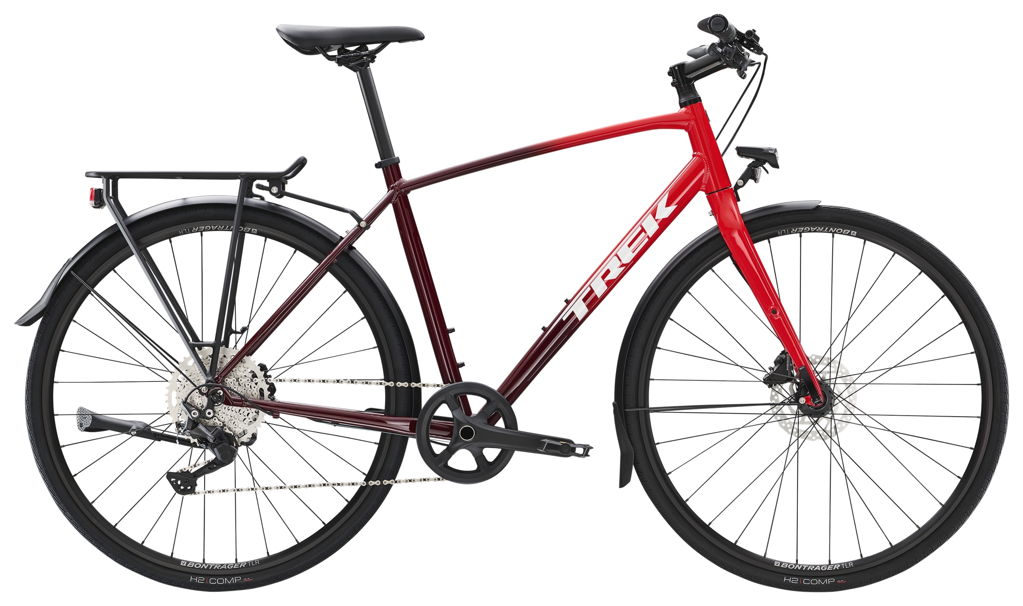 Product Image for Trek FX 3 Disc Equipped - 10-växlad, Viper Red to Cobra Blood Fade, Ramstorlek: S